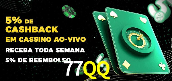 Promoções do cassino ao Vivo 77QQ